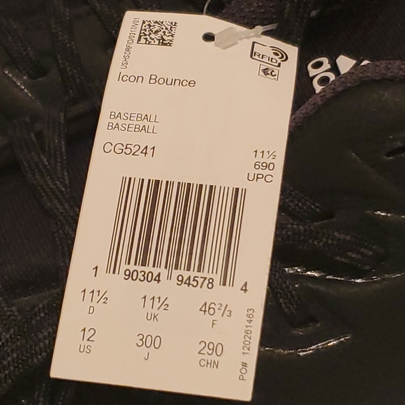 ADIDAS MEN'S ICON BOUNCE BASEBALL CLEATS - Picture 3 of 6